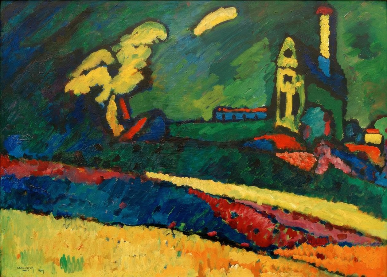 Murnau – Paysage avec église I - Wassily Kandinsky