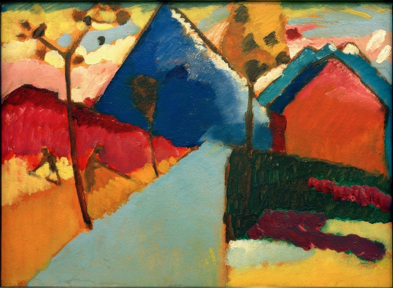 Étude de nature de Murnau I - Wassily Kandinsky