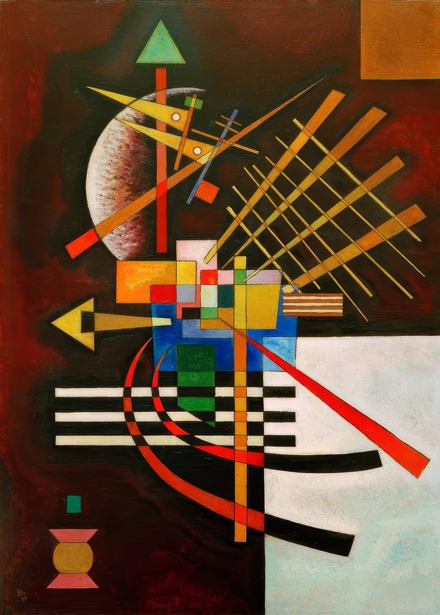 En haut et à gauche - Wassily Kandinsky