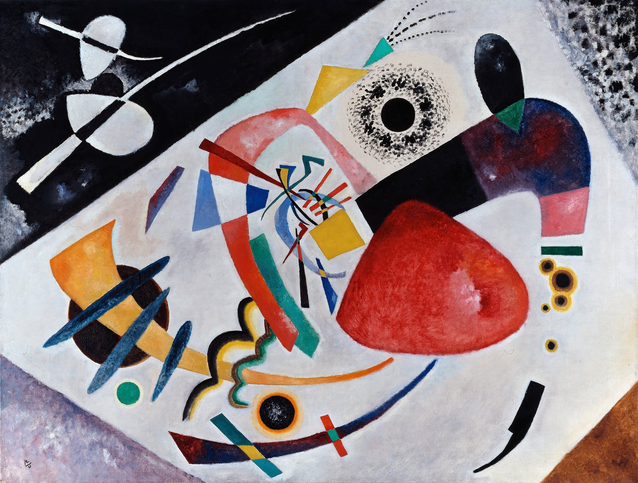 Tache rouge II - Wassily Kandinsky