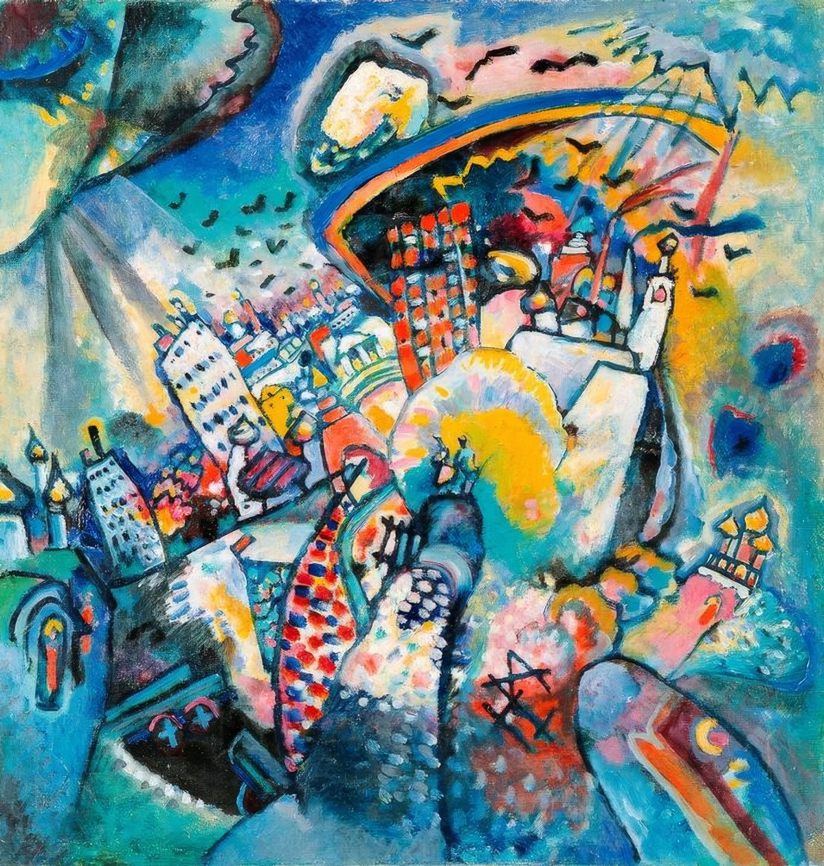 Carré rouge - Wassily Kandinsky