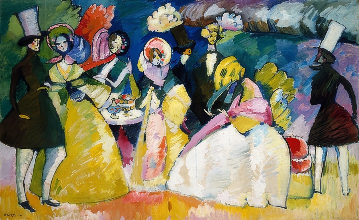 Société du jupon - Wassily Kandinsky