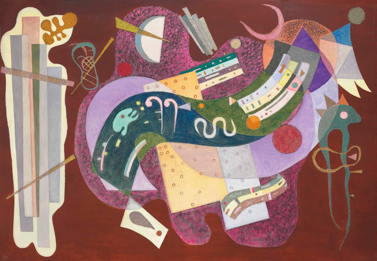 Rigide et courbé, 1935 - Wassily Kandinsky