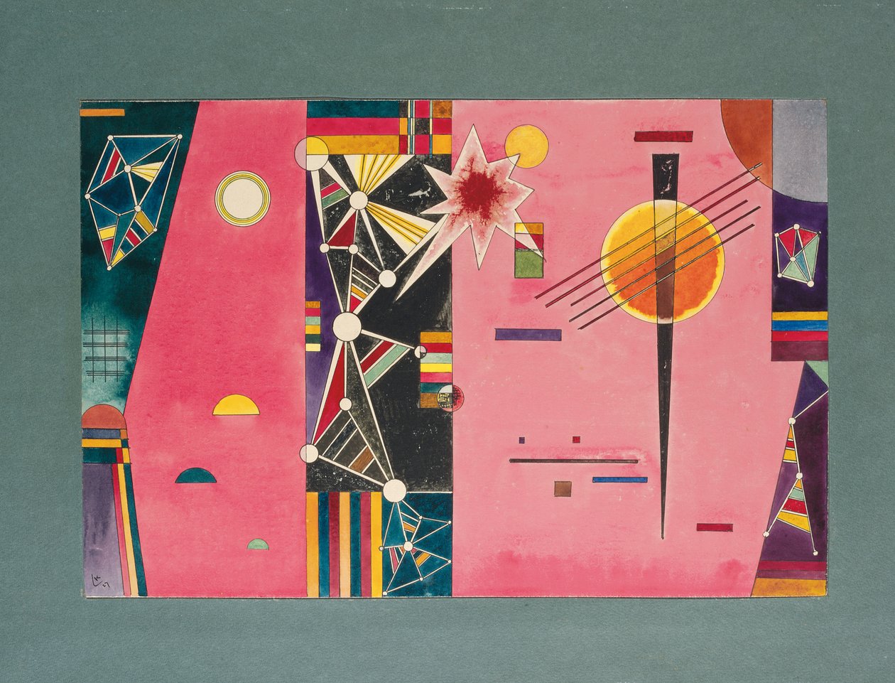 Rose Rouge - Wassily Kandinsky