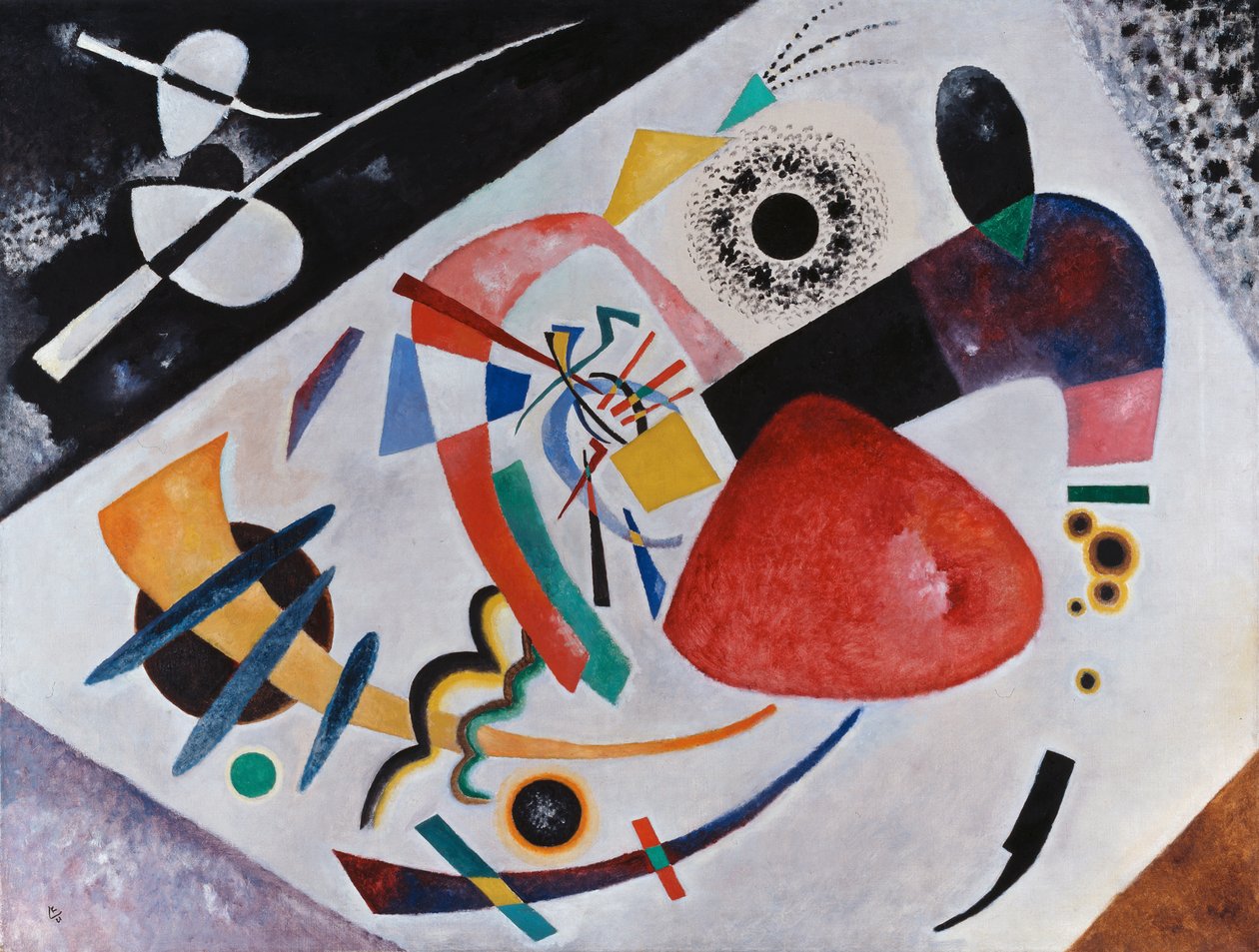 Tache rouge II - Wassily Kandinsky