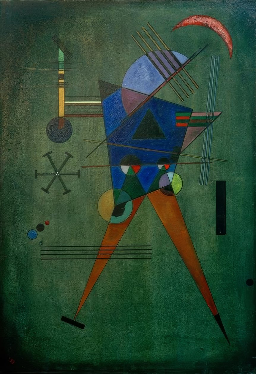 Triangle noir - Wassily Kandinsky