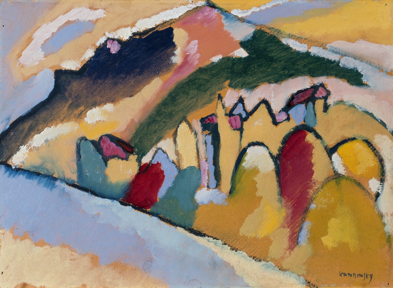 Étude pour "Automne I" - Wassily Kandinsky