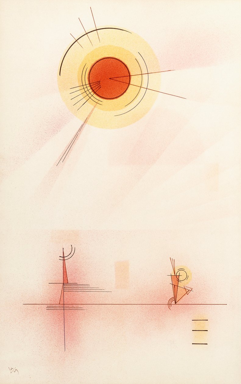 Lumière du soleil - Wassily Kandinsky