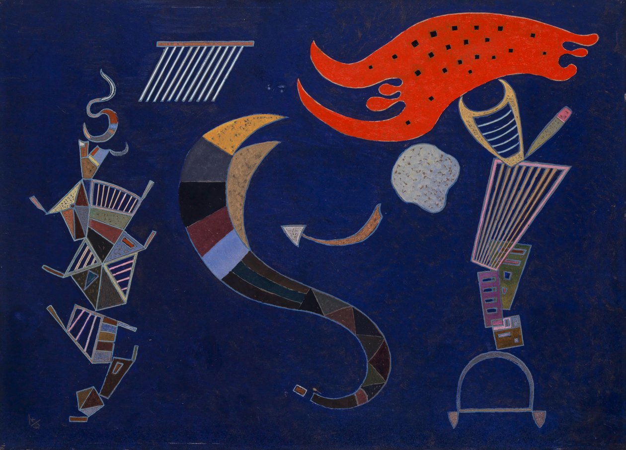 La Flèche, 1943 - Wassily Kandinsky