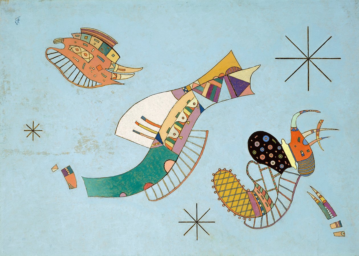 Trois étoiles - Wassily Kandinsky