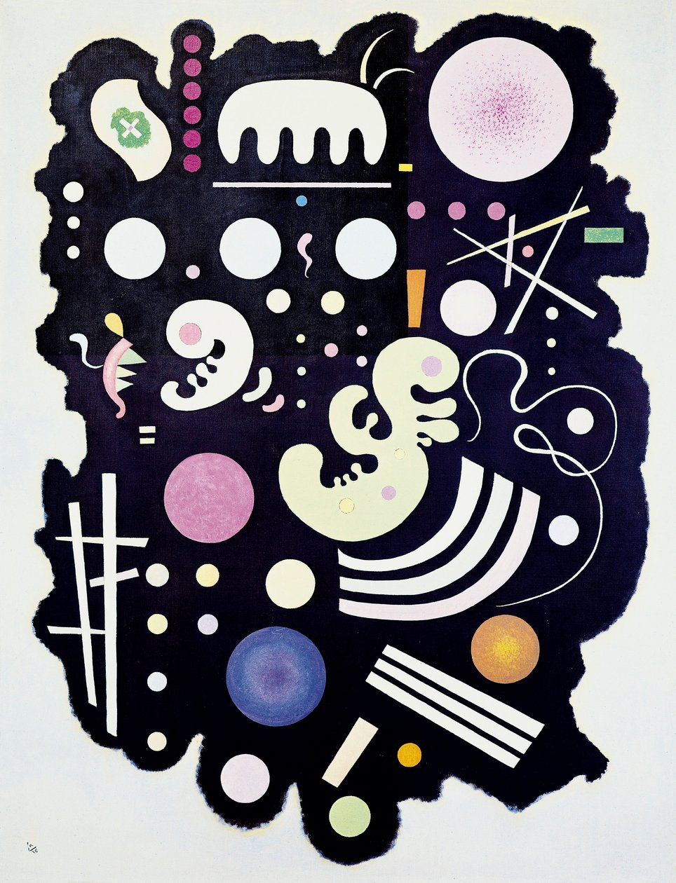 "Noir bigarré" par Kandinsky - Wassily Kandinsky