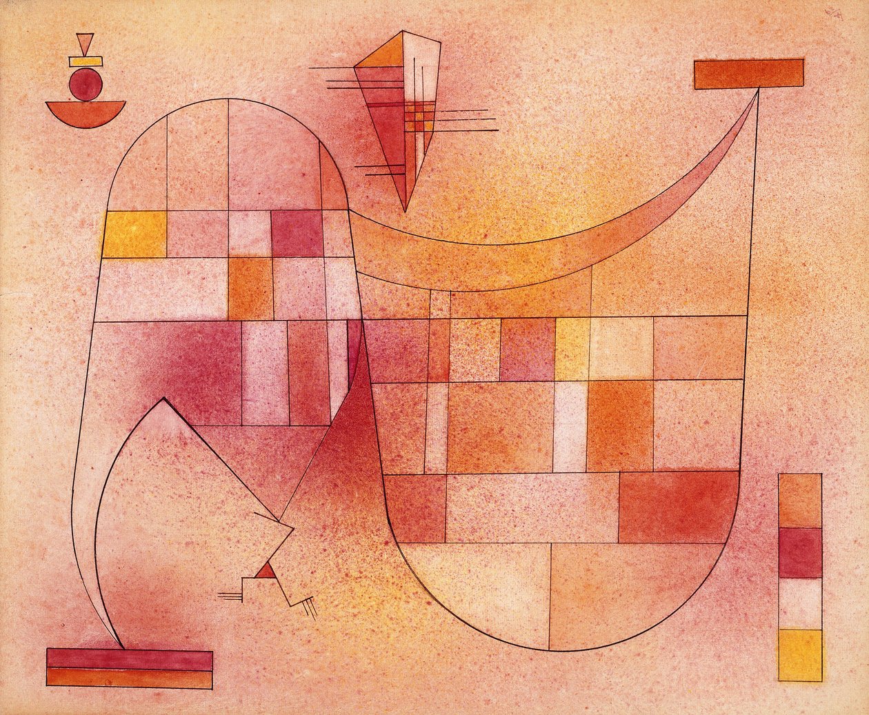 Jaune rose - Wassily Kandinsky