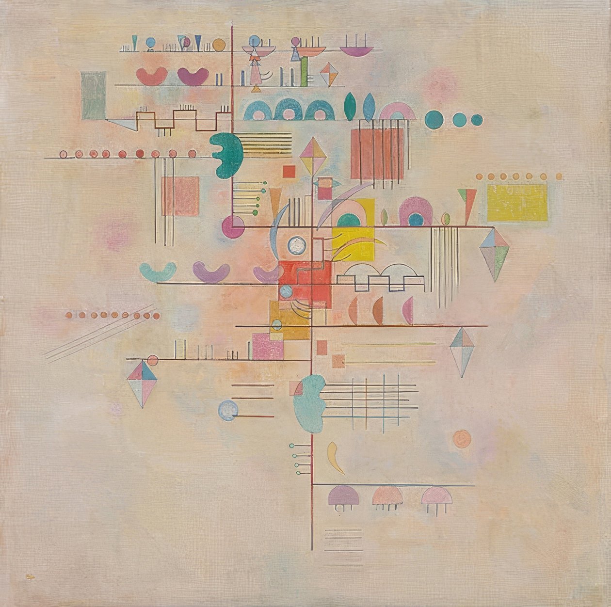 Montée gracieuse - Wassily Kandinsky
