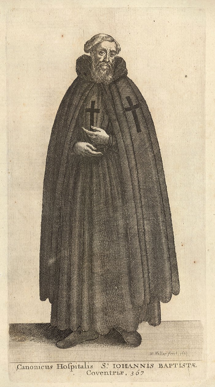 Canonicus Hospitalis Sti. Iohannis Baptistae - Wenceslaus Hollar