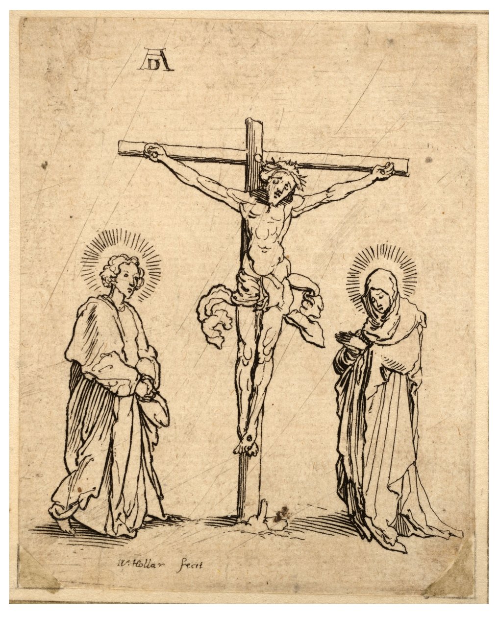 Crucifixion - Wenceslaus Hollar
