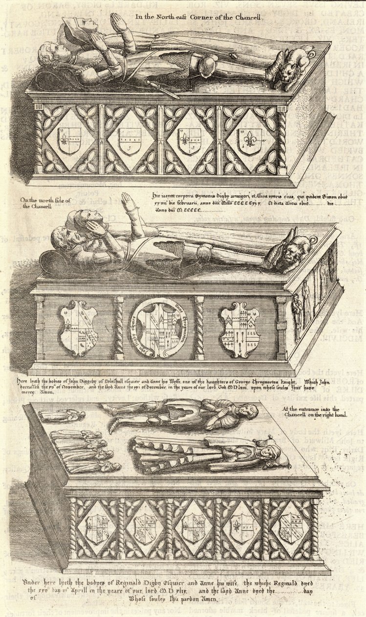 Famille Digby (monument) - Wenceslaus Hollar