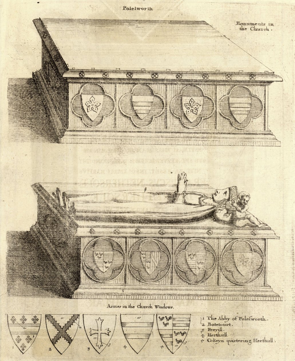 Famille Herhull (monument) - Wenceslaus Hollar