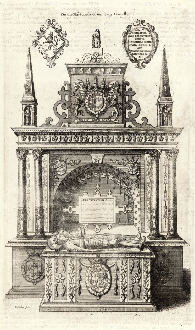 Robert Dudley, comte de Leicester (monument) - Wenceslaus Hollar