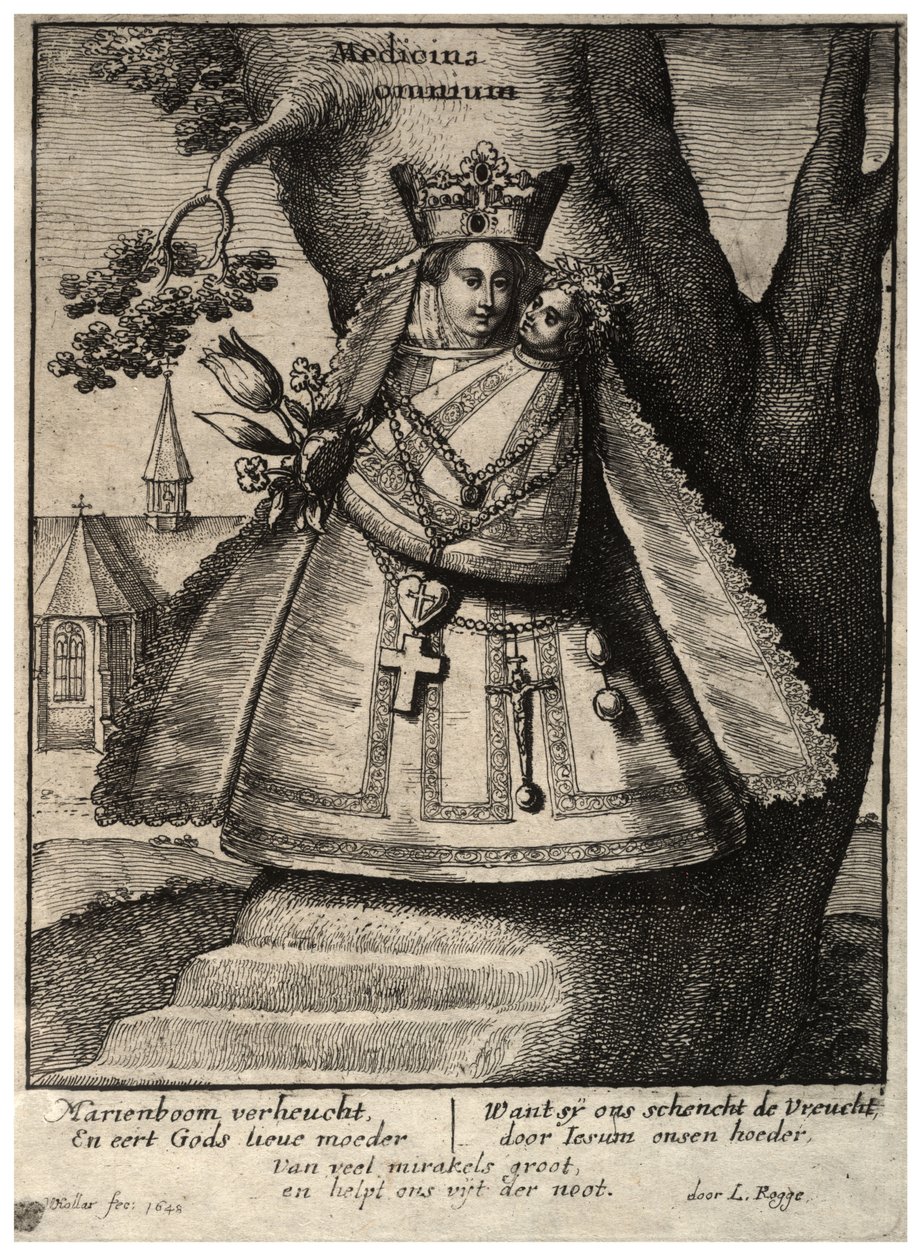La Vierge de Clèves. État 2 - Wenceslaus Hollar