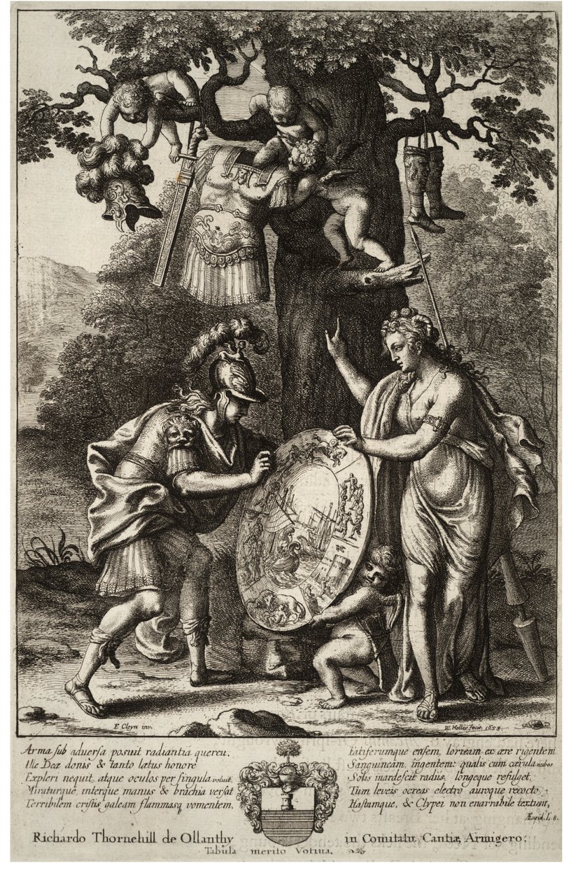 Vénus apporte ses armes à Énée. État 2 - Wenceslaus Hollar