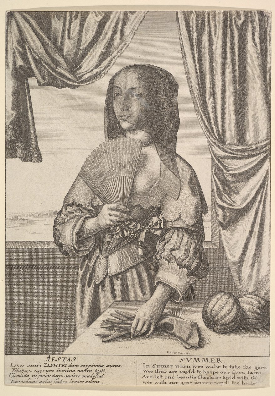 Aestas - Été - Wenceslaus Hollar