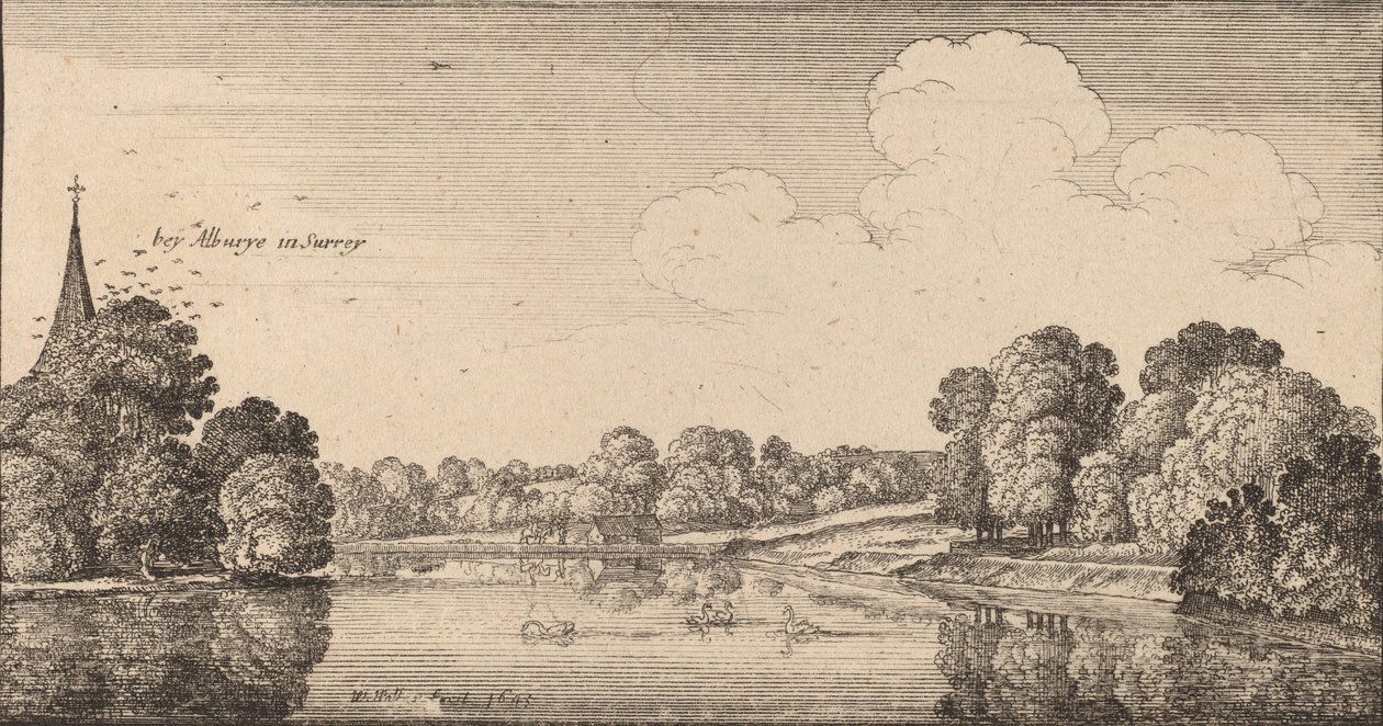 Albury, 1645 - Wenceslaus Hollar