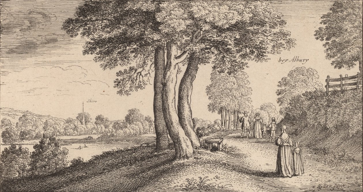 Albury, 1645 - Wenceslaus Hollar