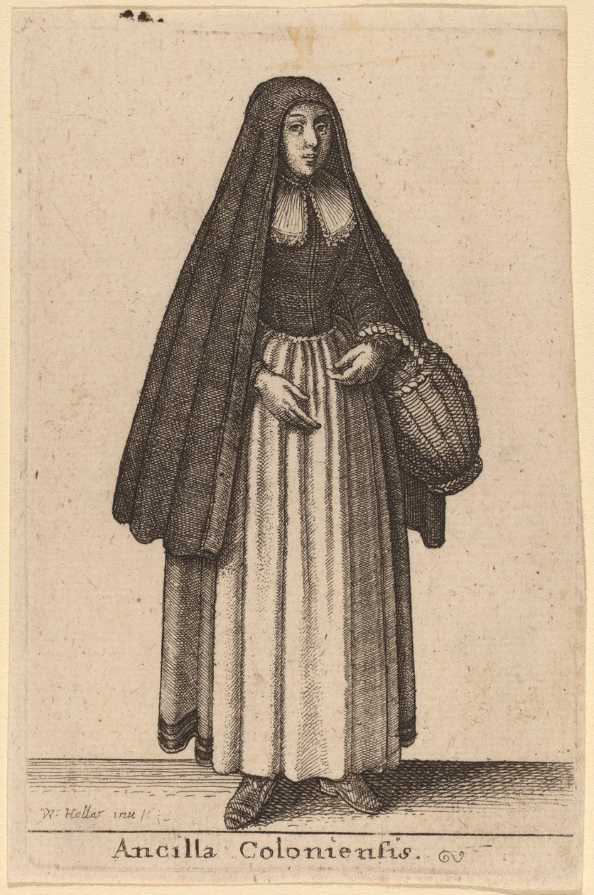 Ancilla Coloniensis - Wenceslaus Hollar