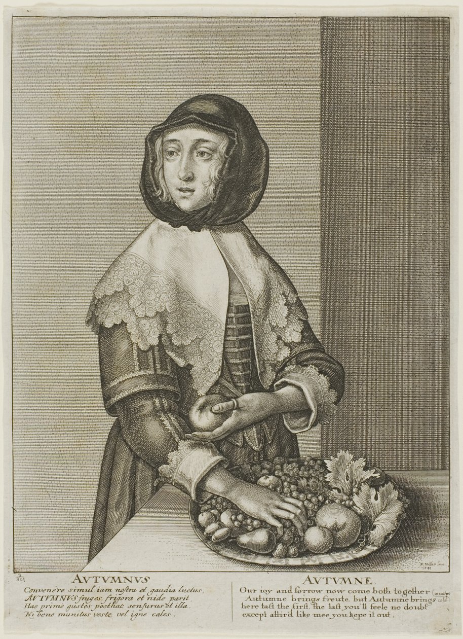 Automne, des Quatre Saisons - Wenceslaus Hollar