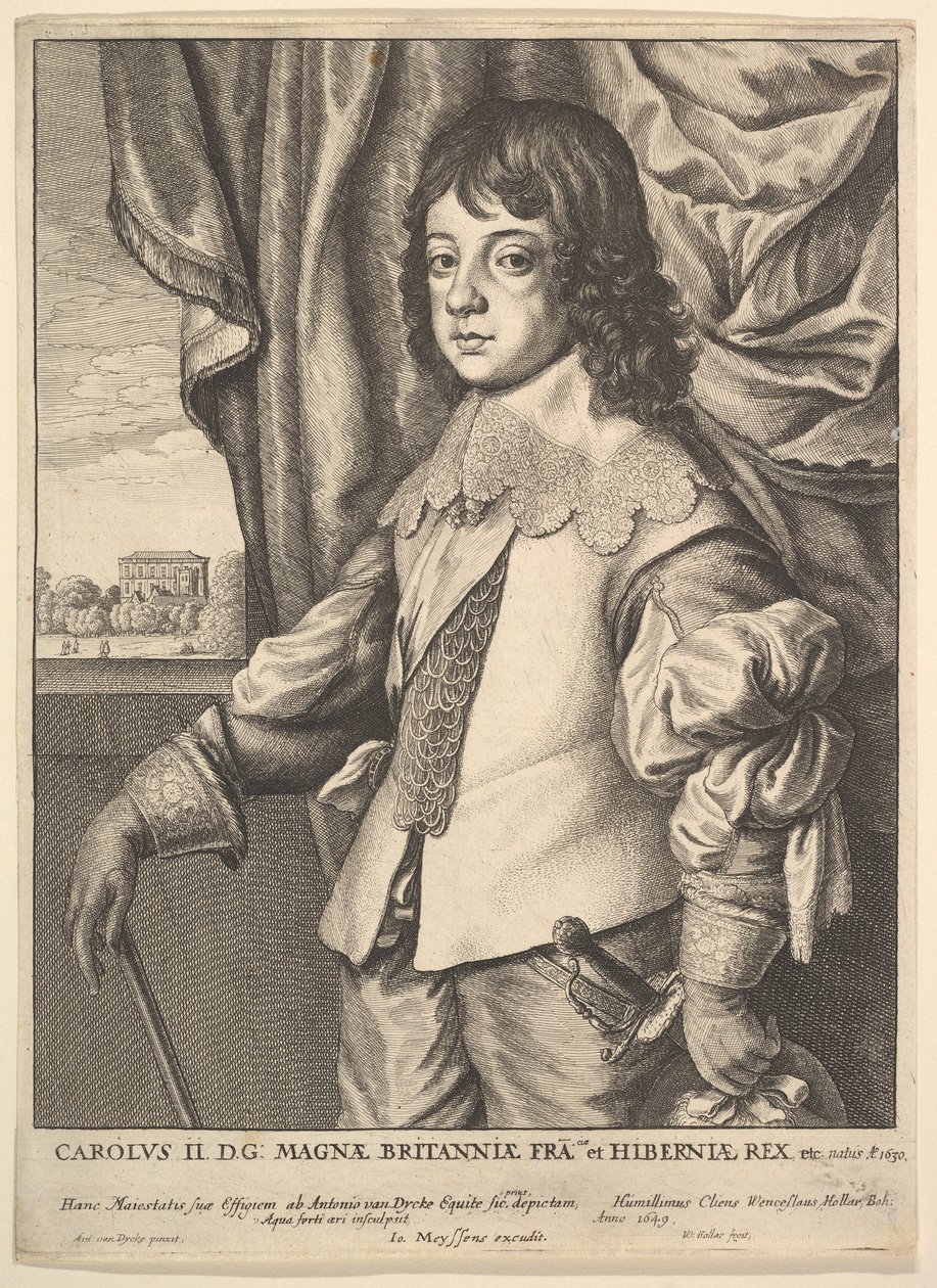 Charles II - Wenceslaus Hollar