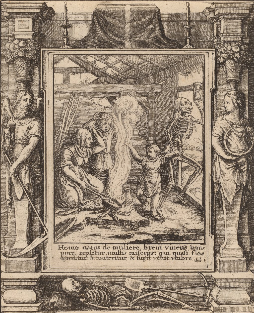 Enfant, 1651 - Wenceslaus Hollar