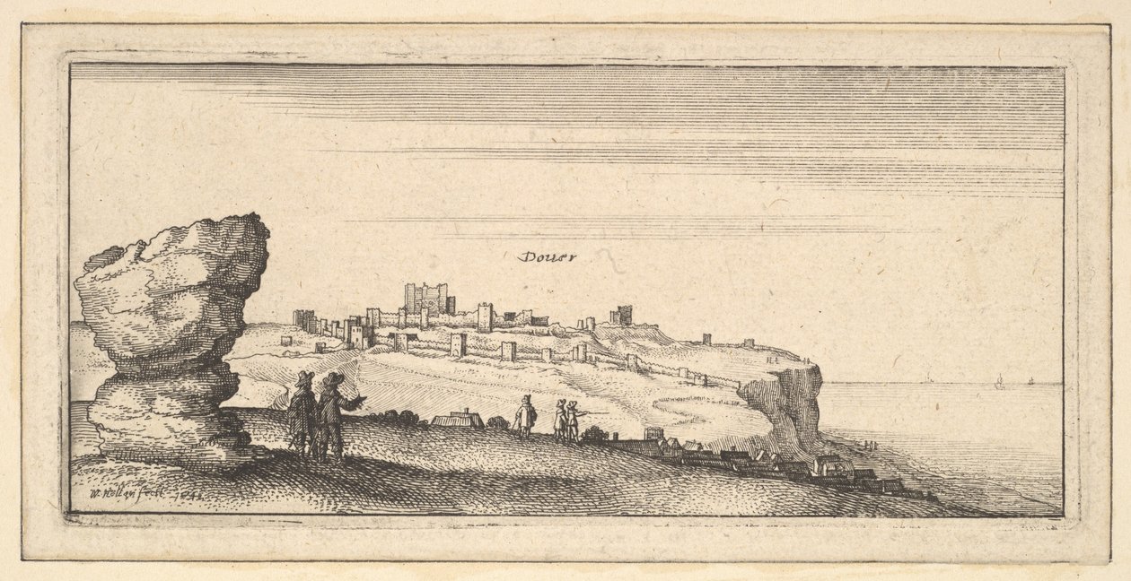 Douer Douvres, 1642 - Wenceslaus Hollar