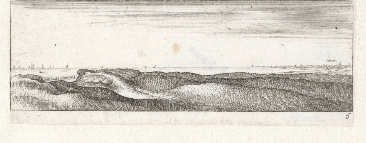 Dunes près de Naarden - Wenceslaus Hollar
