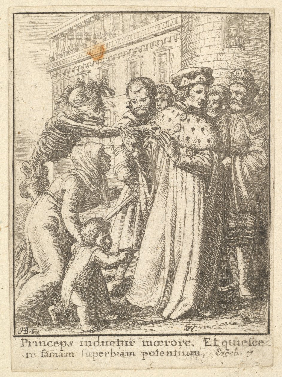 Duc, de la Danse macabre, 1651 - Wenceslaus Hollar