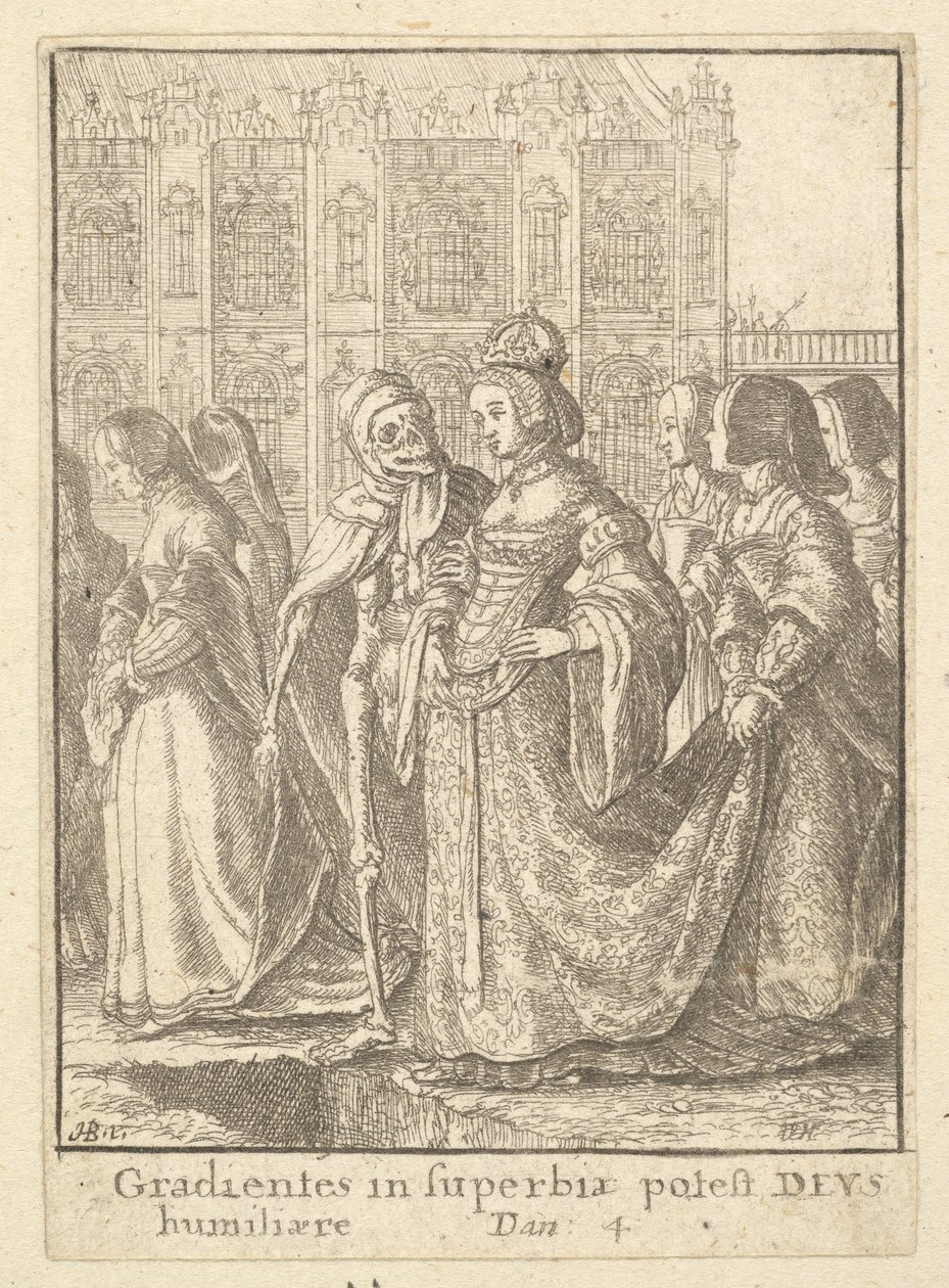 Impératrice, de la Danse Macabre, 1651 - Wenceslaus Hollar