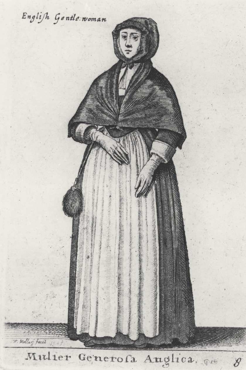 Gentilhomme anglais, 1643 - Wenceslaus Hollar