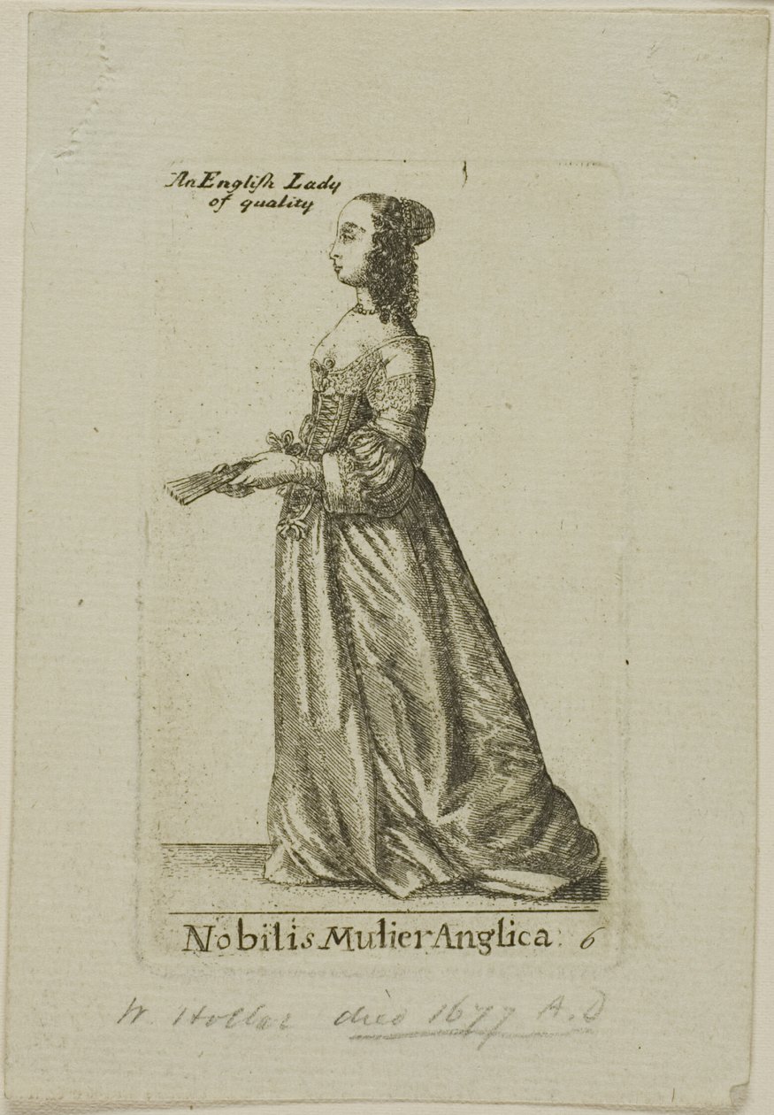 Noble anglaise - Wenceslaus Hollar
