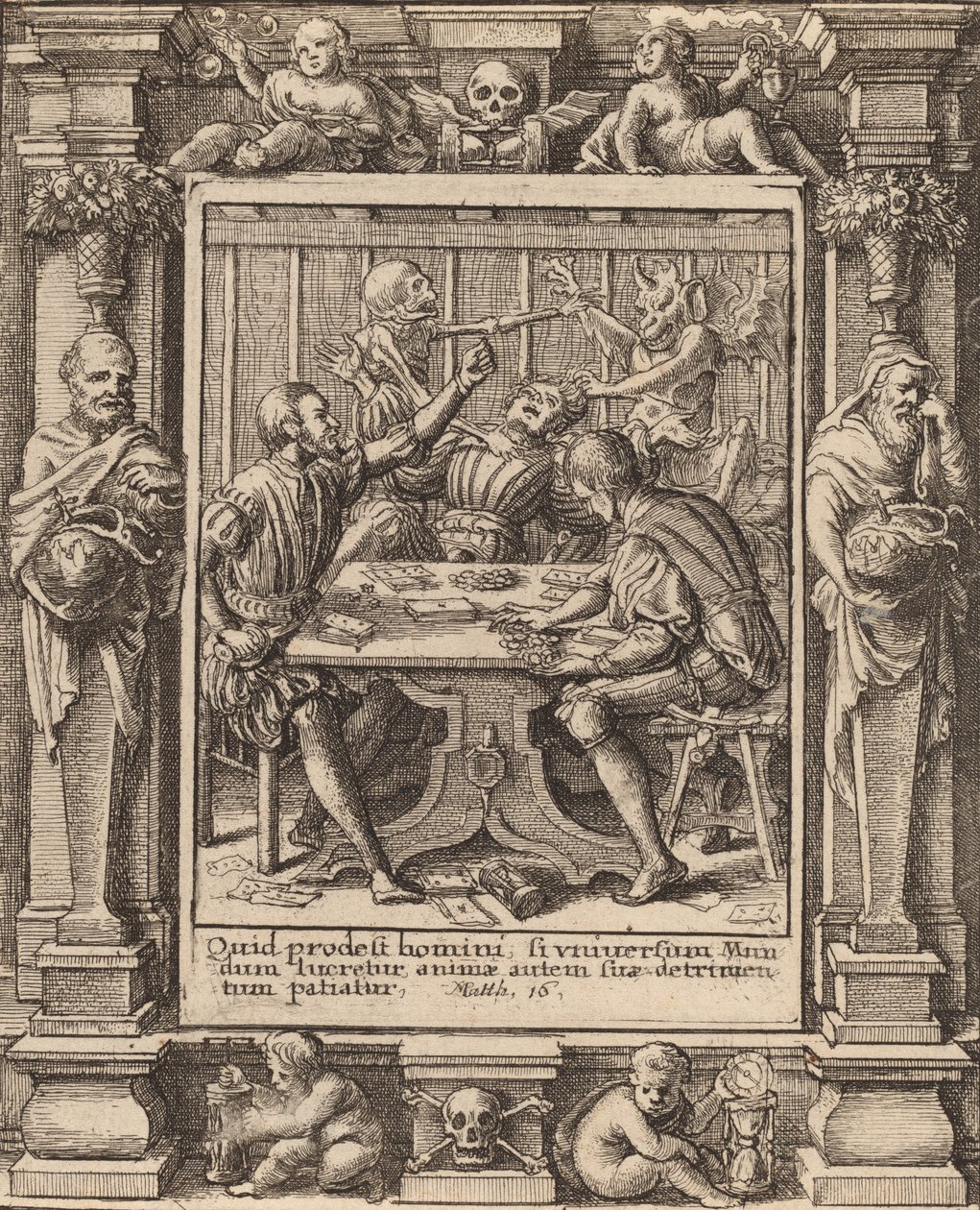 Joueurs - Wenceslaus Hollar
