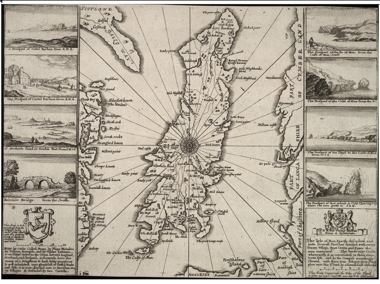 Île de Man - Wenceslaus Hollar