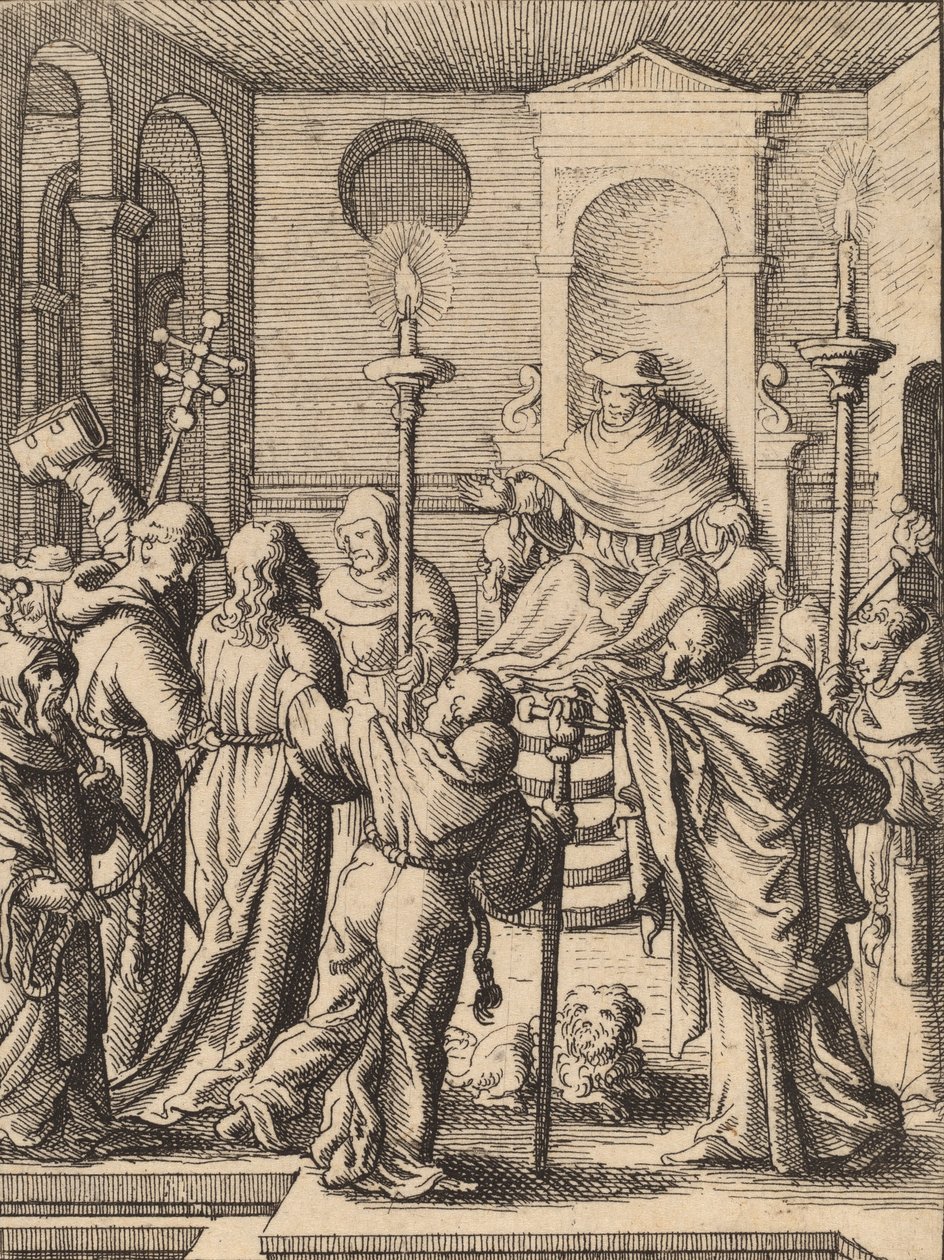 Jésus devant Anne - Wenceslaus Hollar