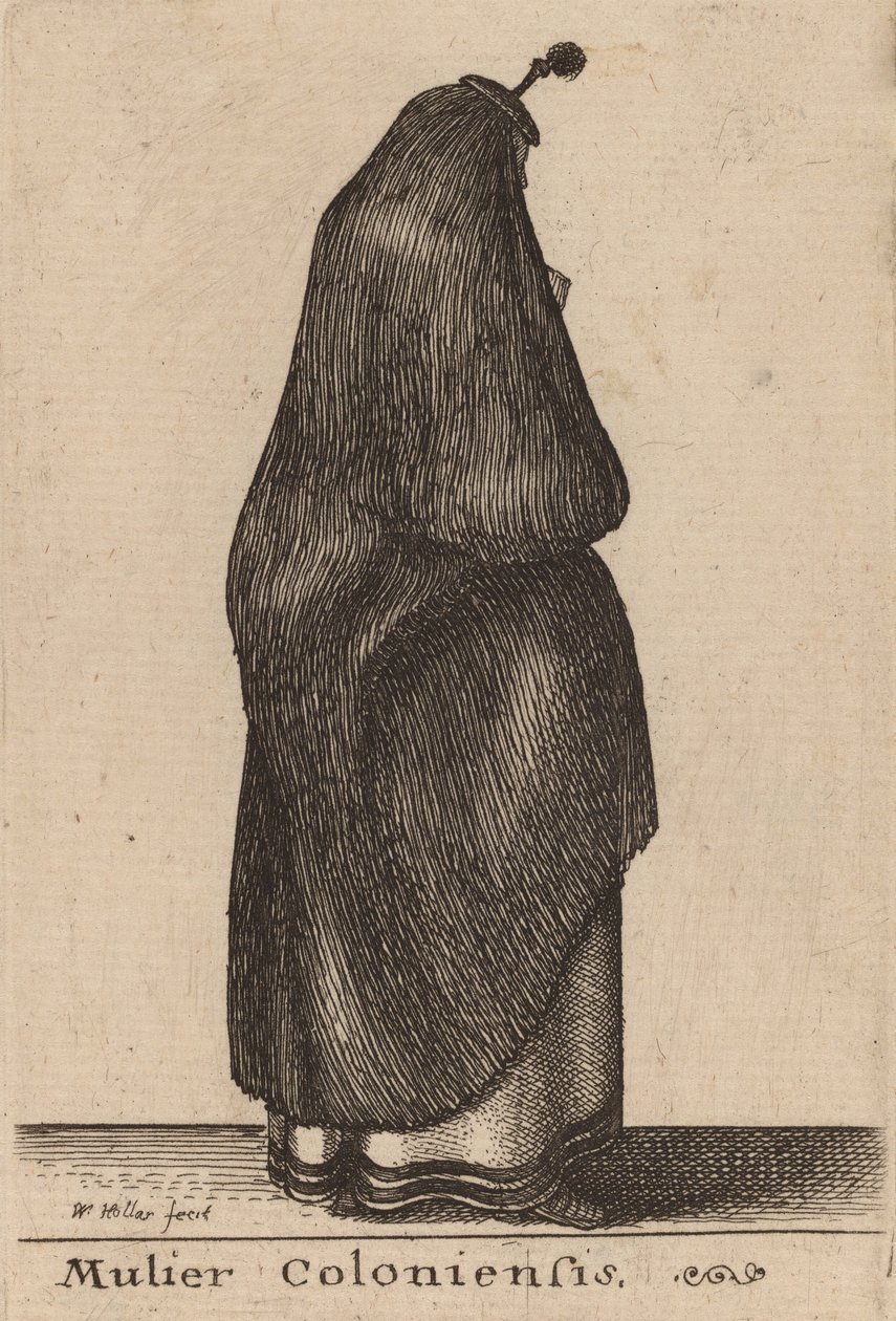 Mulier Coloniensis - Wenceslaus Hollar