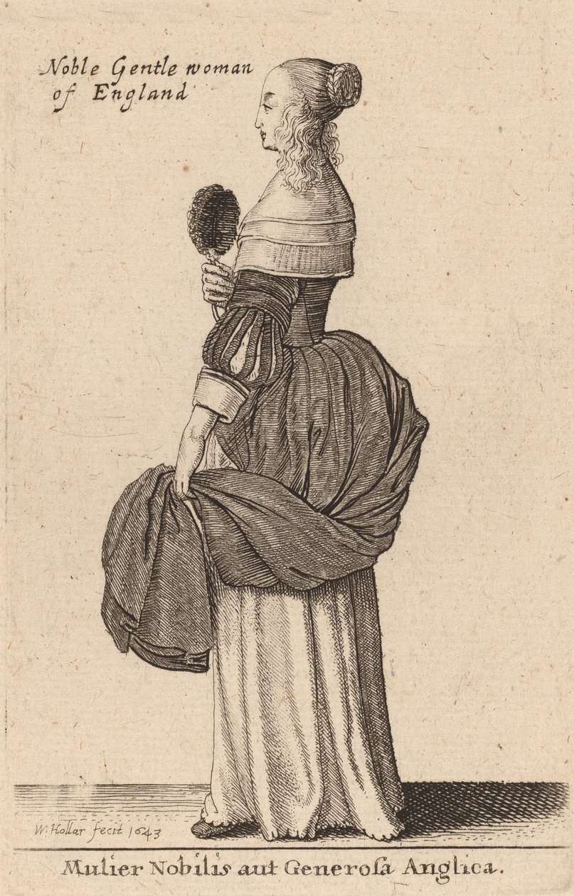 Mulier Nobilis aut Generosa Anglica - Wenceslaus Hollar