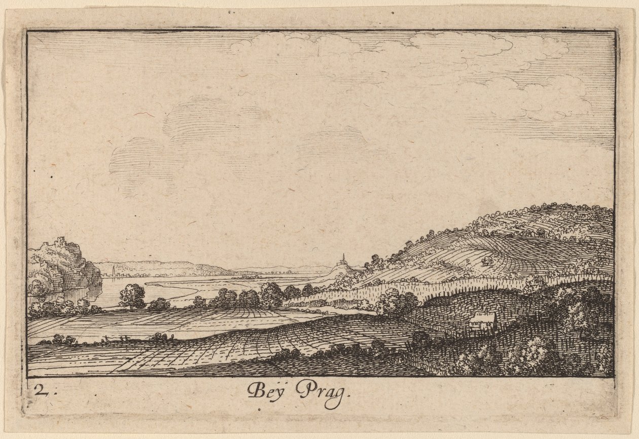 Près de Prague - Wenceslaus Hollar