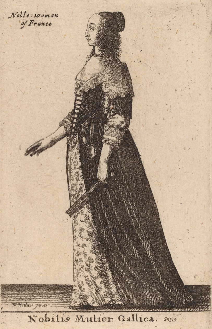 Noble Femme Française - Wenceslaus Hollar