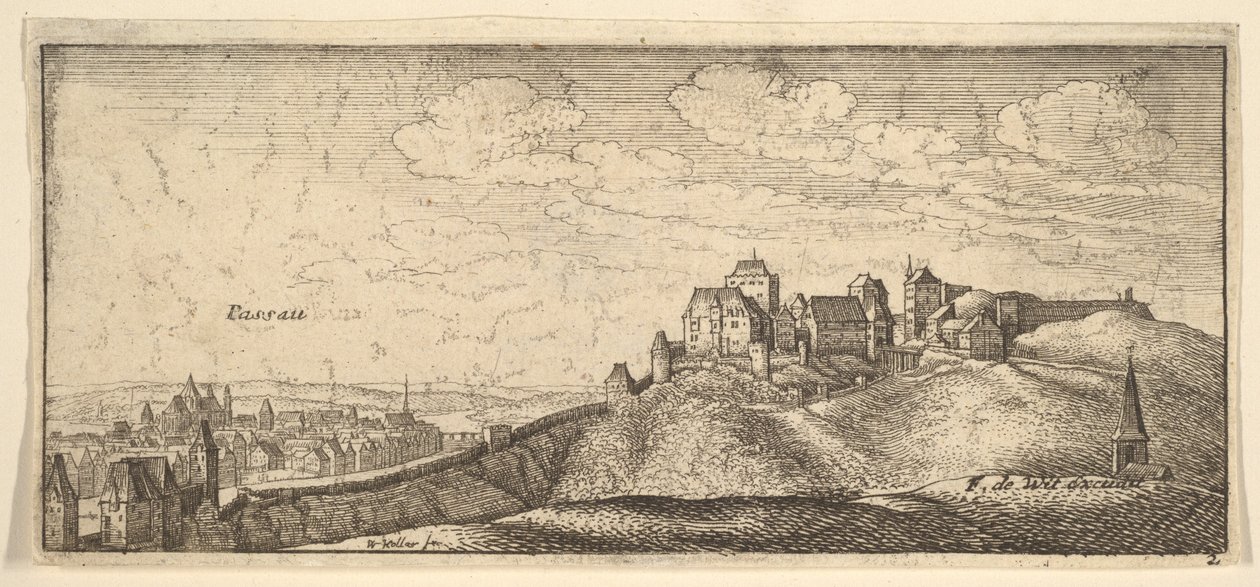 Passau, 1652-77 - Wenceslaus Hollar