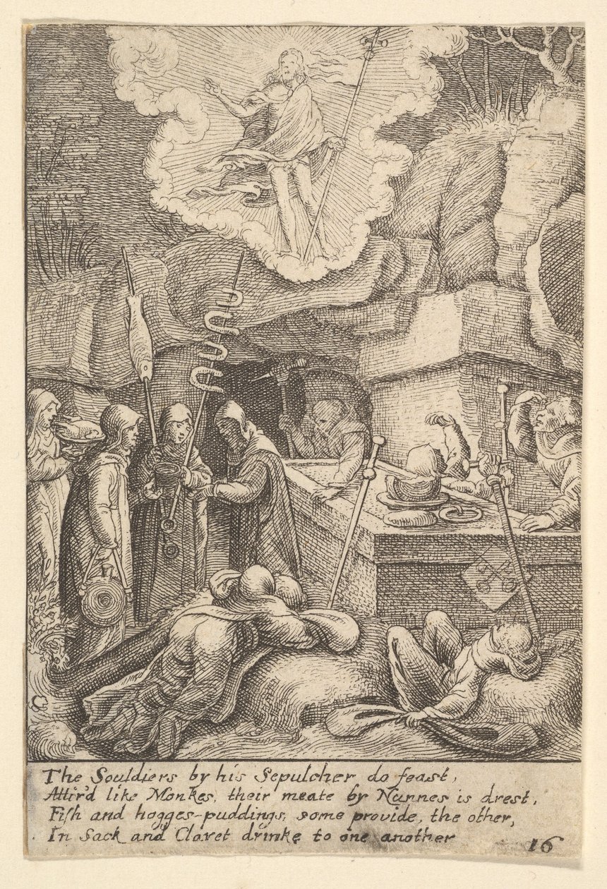 Résurrection, 1625-77 - Wenceslaus Hollar