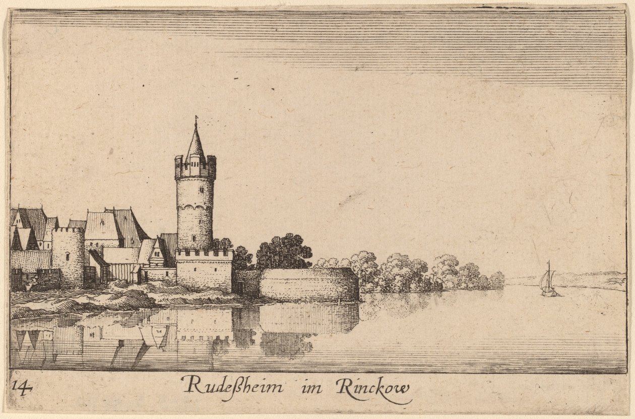 Rudesheim - Wenceslaus Hollar