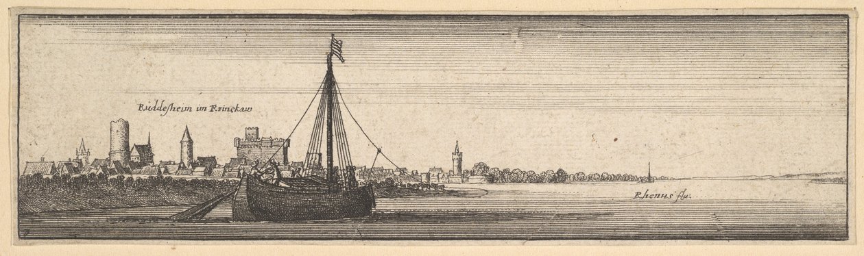 Rüdesheim - Wenceslaus Hollar