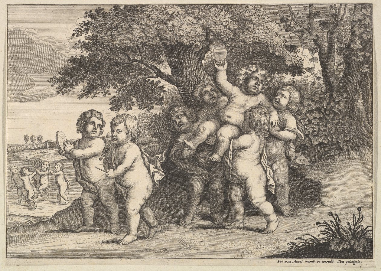 Sept garçons - Wenceslaus Hollar
