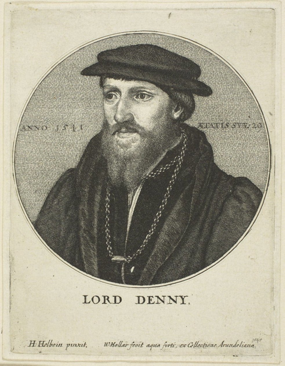 Sir Anthony Denny - Wenceslaus Hollar